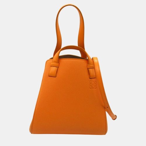 Loewe Orange Leather Hammock Nugget Handbag - Loewe - Modalova