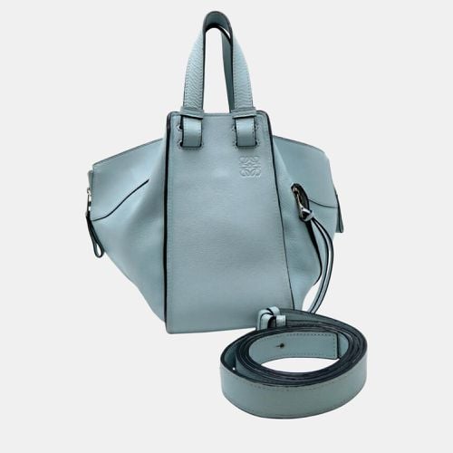 Loewe Leather Sky Blue Hammock Small Handbag - Loewe - Modalova