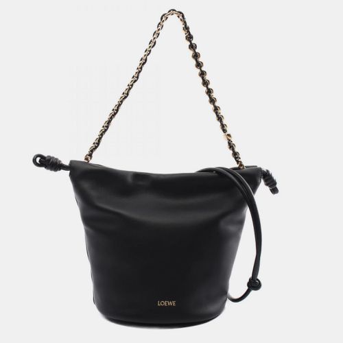 Leather Flamenco Purse Bucket Bag - Loewe - Modalova