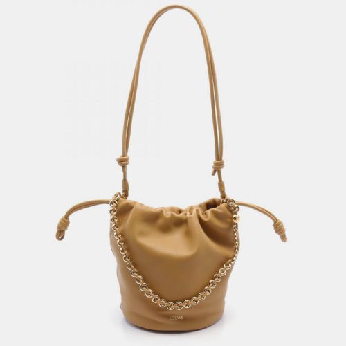 Leather Flamenco Purse Bucket Bag - Loewe - Modalova