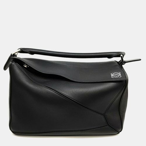 Loewe Black Leather puzzle bag - Loewe - Modalova