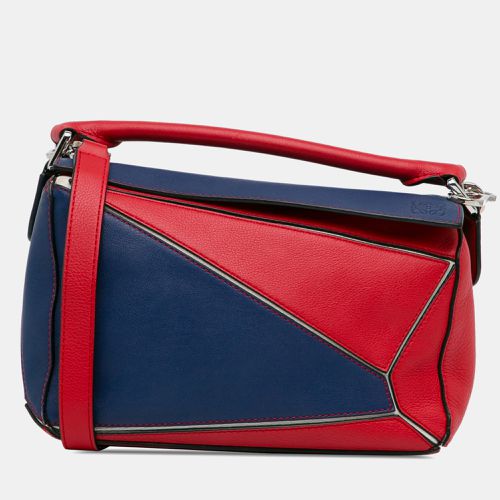 Loewe Small Bicolor Puzzle Satchel Bag - Loewe - Modalova