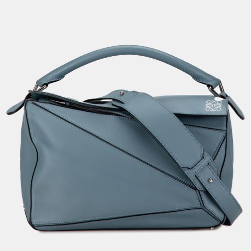 Loewe Light Blue Tone Medium Puzzle Shoulder Bag - Loewe - Modalova