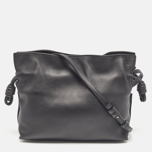 Loewe Black Leather Flamenco Shoulder Bag - Loewe - Modalova