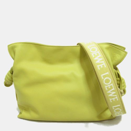 Loewe Yellow Leather Calfskin Monochrome Flamenco Knot Shoulder Bags - Loewe - Modalova