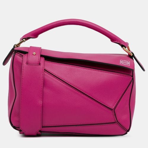 Loewe Pink Leather Small PuzzleShoulder Bag - Loewe - Modalova