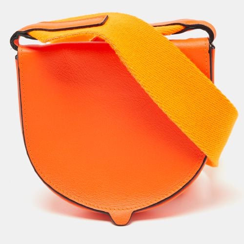 Loewe Orange Neon Leather Heel Flap Crossbody Bag - Loewe - Modalova