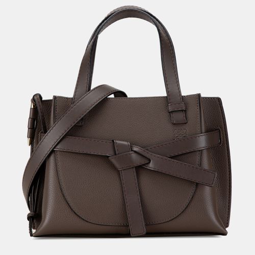 Loewe Brown Mini Gate Top Handle Satchel Bag - Loewe - Modalova