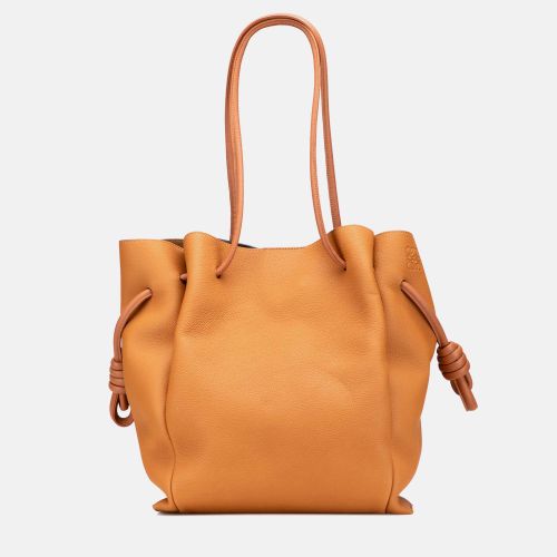 Loewe Brown Medium Leather Flamenco Knot Tote - Loewe - Modalova