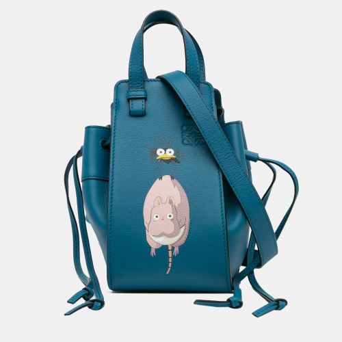 Loewe Blue Studio Ghibli Spirited Away Boh Mouse Mini Leather Hammock Bag - Loewe - Modalova