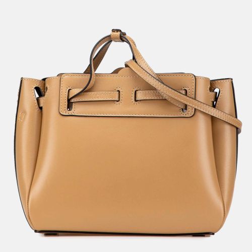 Loewe Brown Mini Leather Lazo Satchel - Loewe - Modalova