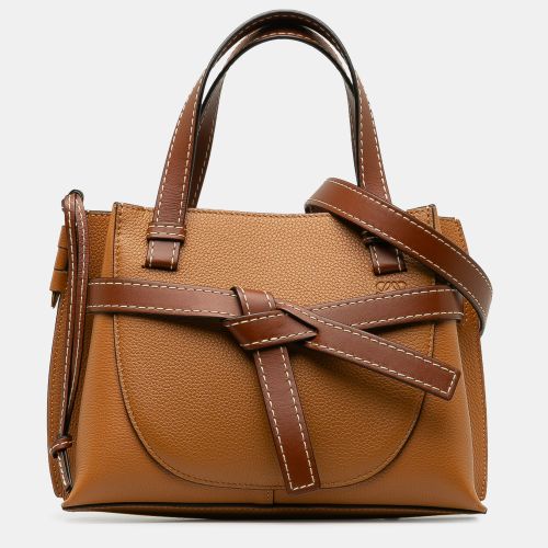 Leather Mini Gate Top Handle Bag - Loewe - Modalova