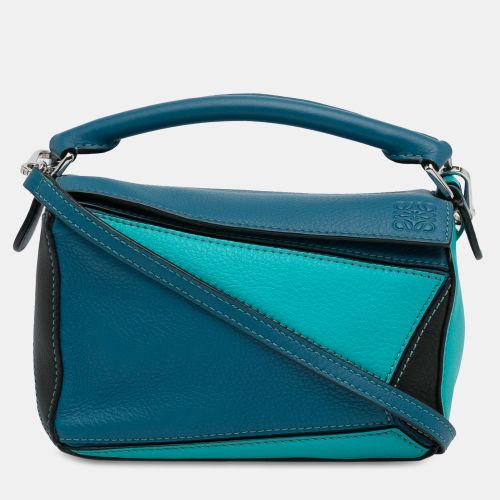 Loewe Blue Mini Tricolor Puzzle Satchel - Loewe - Modalova