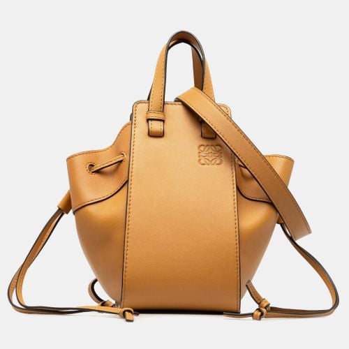 Loewe Brown Leather Mini Hammock Top Handle Bag - Loewe - Modalova