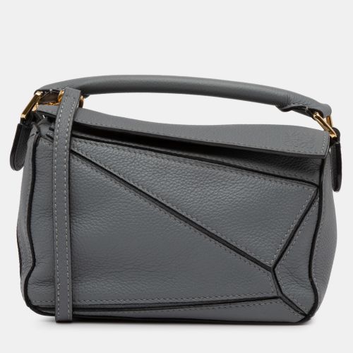 Loewe Grey Mini Puzzle Satchel Bag - Loewe - Modalova