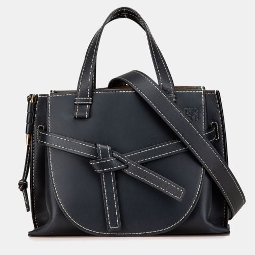 Loewe Black Medium Leather Gate Top Handle Satchel - Loewe - Modalova