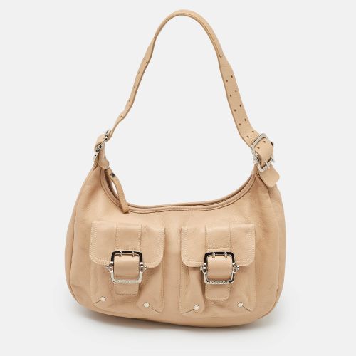 Leather Front Double Pocket Shoulder Bag - Longchamp - Modalova