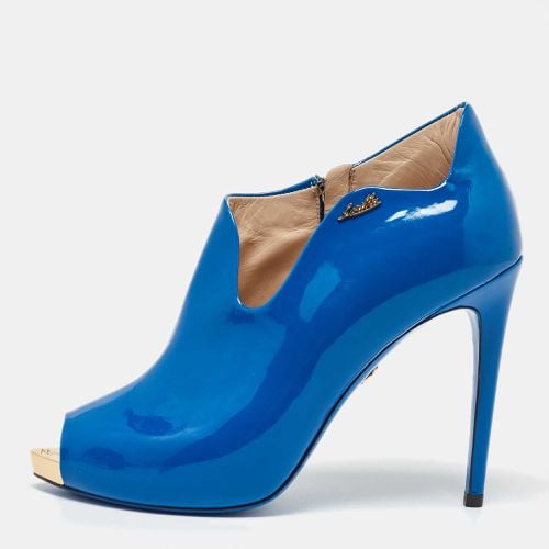 Loriblu Blue Patent Leather Peep Toe Pumps 39 - Loriblu - Modalova