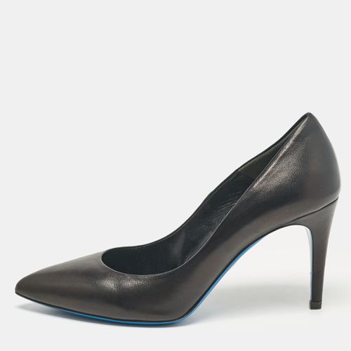 Loriblu Black Leather Pointed Toe Pumps Size 39 - Loriblu - Modalova