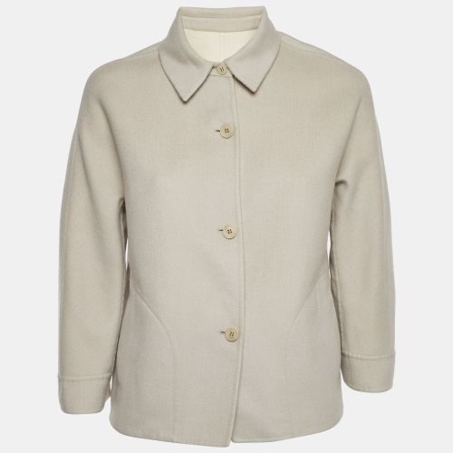 Wool Button Front Reversible Jacket M - Loro Piana - Modalova