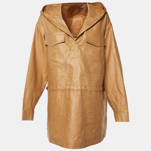 Loro Piana Brown Linen Bardhyl Hooded Jacket M - Loro Piana - Modalova