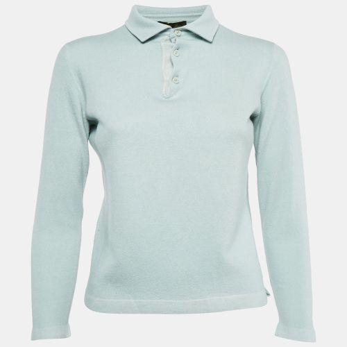 Loro Piana Light Blue Wool Blend Polo T-Shirt XL - Loro Piana - Modalova