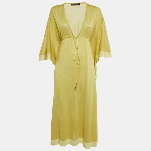 Loro Piana Yellow Linen Blend Jersey Kaftan Dress One Size - Loro Piana - Modalova