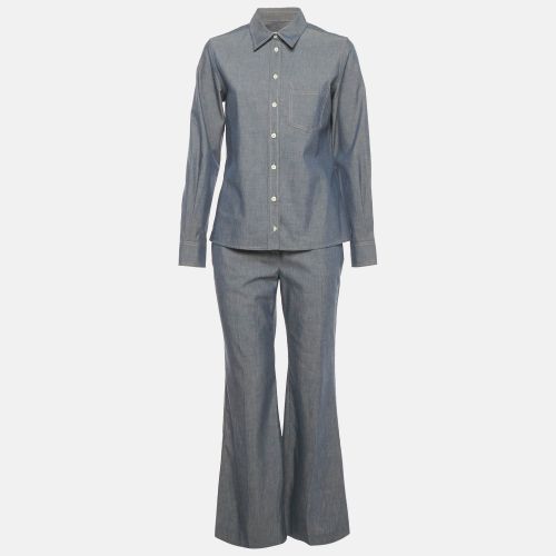 Loro Piana Blue Cotton and Cashmere Shirt and Pants Suit S - Loro Piana - Modalova