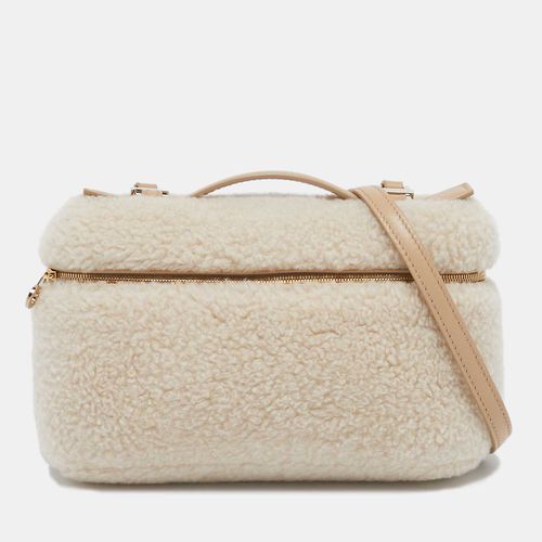 Loro Piana Beige/Off White Leather and Wool Extra Pocket L19 Pouch Bag - Loro Piana - Modalova