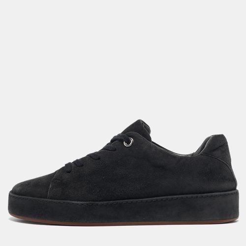 Loro Piana Black Suede Nuages Lace Up Sneakers Size 39 - Loro Piana - Modalova