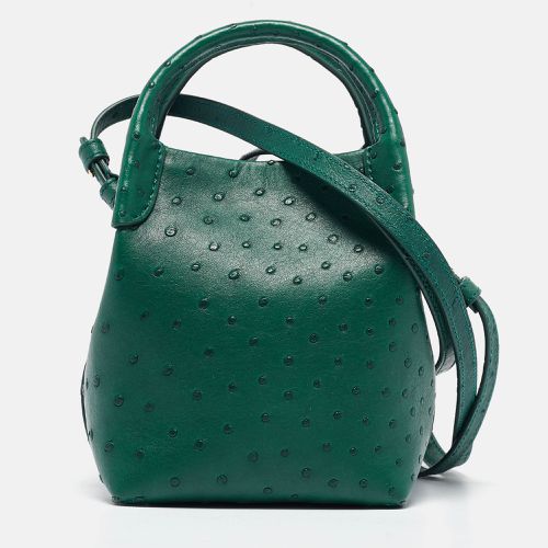 Loro Piana Green Ostrich Micro Bale Bag - Loro Piana - Modalova