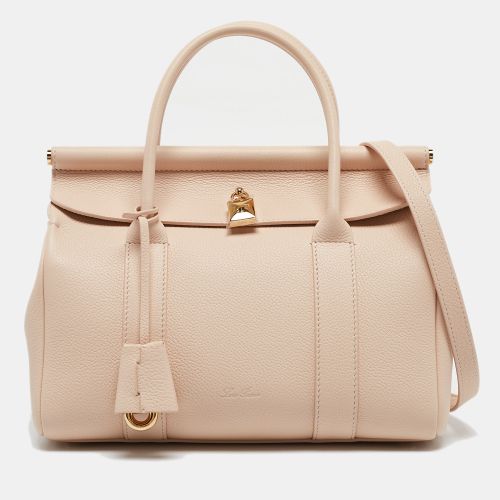 Loro Piana Pink Leather Loom L25 Satchel - Loro Piana - Modalova