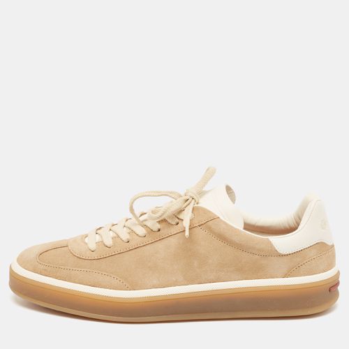 Loro Piana Beige Suede Tennis Walk Sneakers Size 40 - Loro Piana - Modalova