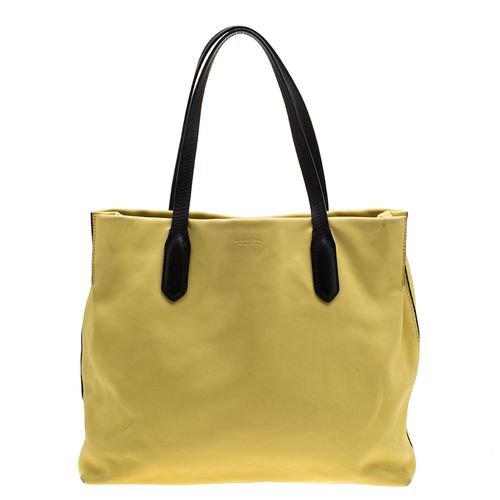 Lancel Yellow And Black Leather Tote - Lancel - Modalova