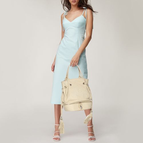 Leather Drawstring Tassel Tote - Lancel - Modalova