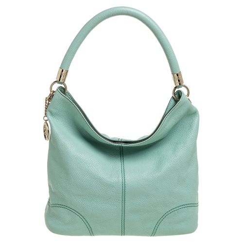 Lancel Mint Green Grained Leather Flair Hobo - Lancel - Modalova