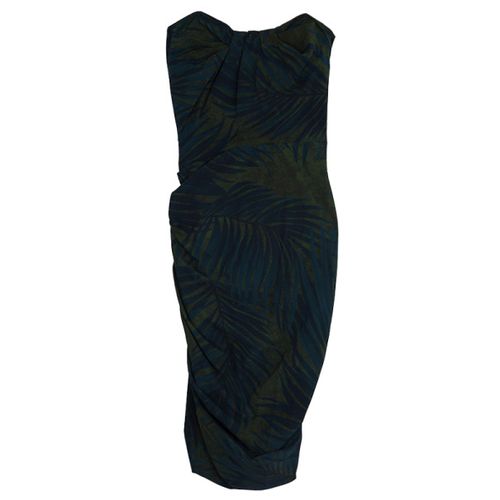 Lanvin Palm Leaf Print Cocktail Dress S - Lanvin - Modalova