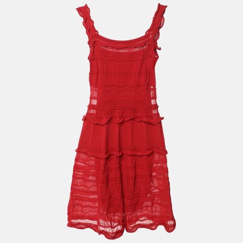 Lanvin Red Knit Knee-Length Dress TL - Lanvin - Modalova