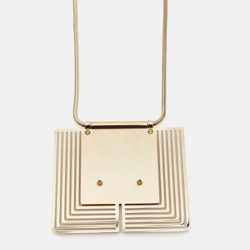 Lanvin Collier Court en Laiton Couleur Gold Tone Necklace - Lanvin - Modalova