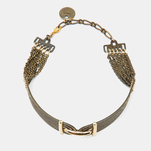 Lanvin Gold Tone Choker Necklace - Lanvin - Modalova