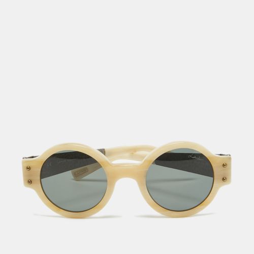 Lanvin Cream Acetate SLN 512S Round Sunglasses - Lanvin - Modalova