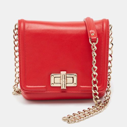 Lanvin Red Leather Mini Happy Crossbody Bag - Lanvin - Modalova