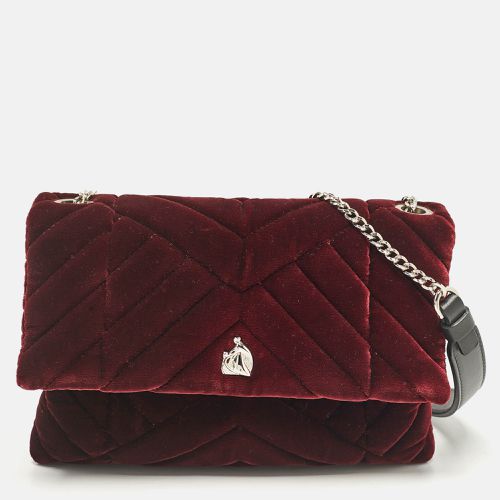 Quilted Velvet Small Sugar Shoulder Bag - Lanvin - Modalova