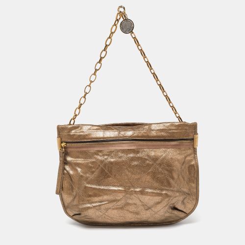 Metallic Leather Chain Hobo - Lanvin - Modalova