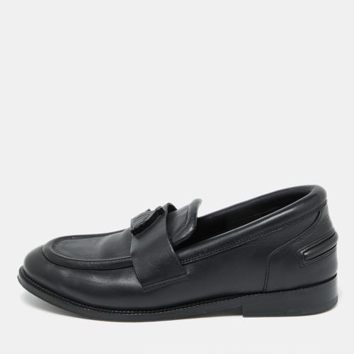 Lanvin Black Leather Slip on Loafers Size 41 - Lanvin - Modalova