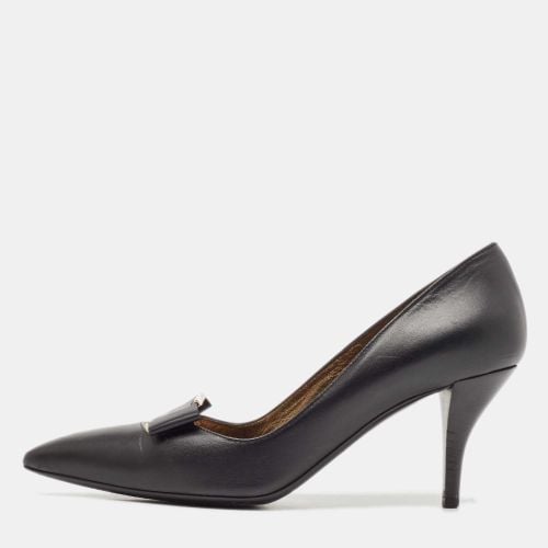 Lanvin Black Leather Pointed Toe Pumps Size 39 - Lanvin - Modalova