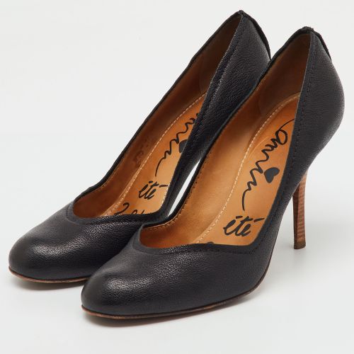 Leather Round Toe Pumps Size 40 - Lanvin - Modalova