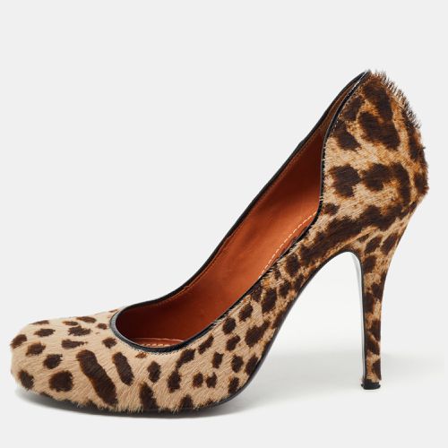 Lanvin Two Tone Leopard Print Calf Hair Pumps Size 37 - Lanvin - Modalova