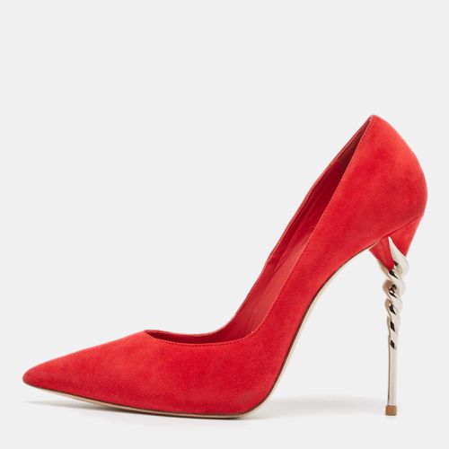 Le Silla Red Suede Pointed Toe Pumps Size 40 - Le Silla - Modalova