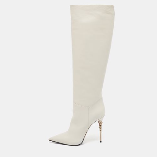 Le Silla Cream Leather Over The Knee Boots Size 38 - Le Silla - Modalova